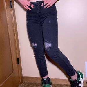 High rise jeans